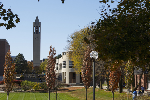 uno campus in the fall.