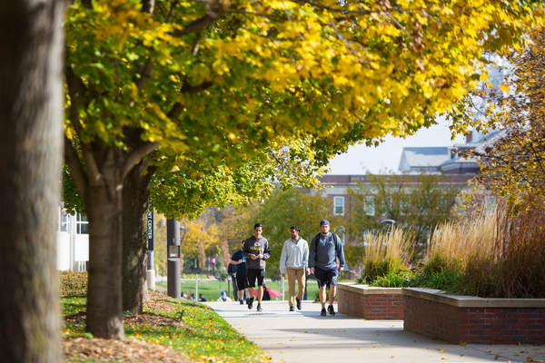 UNO campus in the fall.