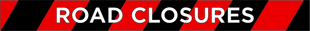 Banner with text Road Closures.