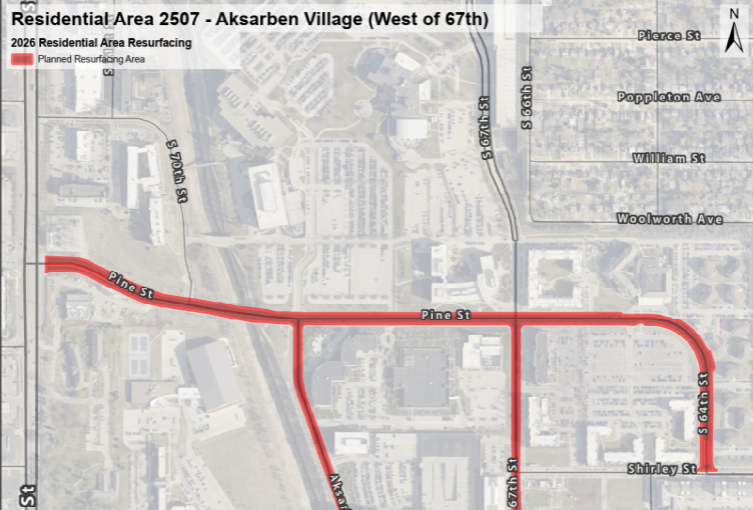 Diagram of impacted area