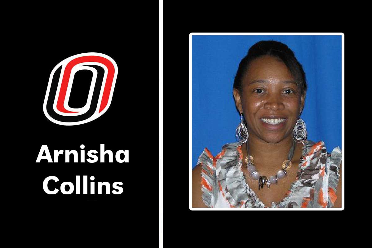 Graphic featuring Arnisha Collins