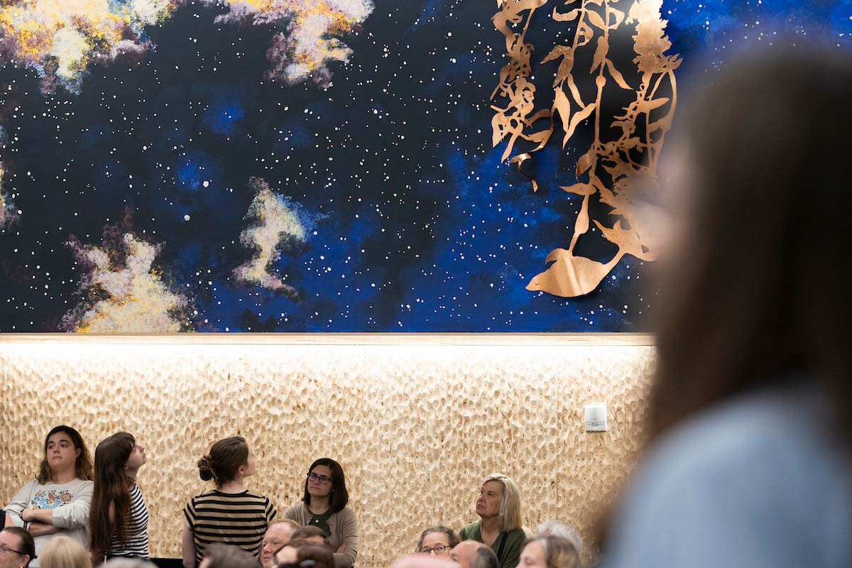 The UNO community attend an open house at the STEM Trail Center at the University of Nebraska at Omaha on Friday, August 30, 2024. Photo: Elsie Stormberg, Office of Strategic Marketing and Communications.