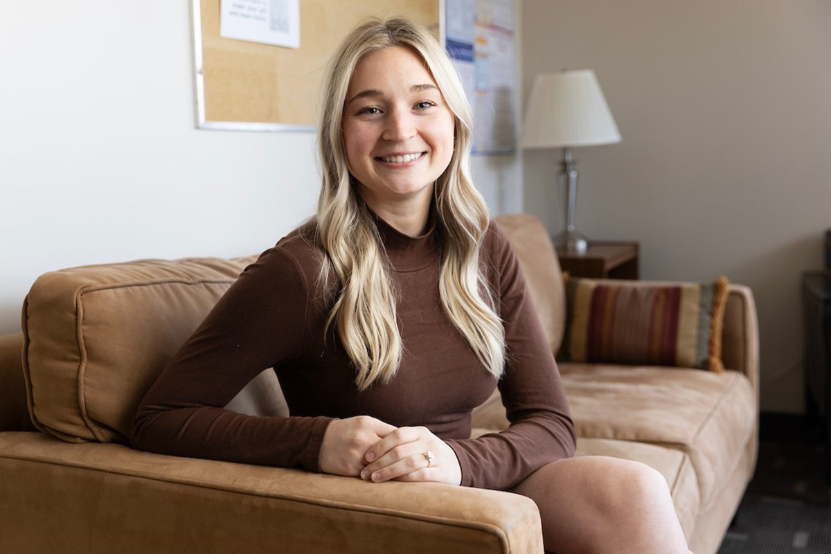 At the Grace Abbott School of Social Work, Meghan Witte is an aspiring mental health therapist with the goal of helping college students.