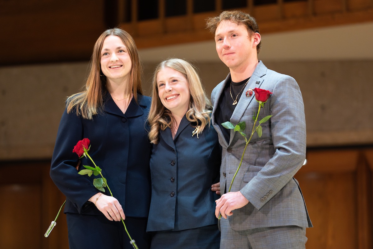 Brooklyn Schmidt, Abigail Faris, and Keith Allen were all nationally recognized at a recent forensics competition in North Carolina.
