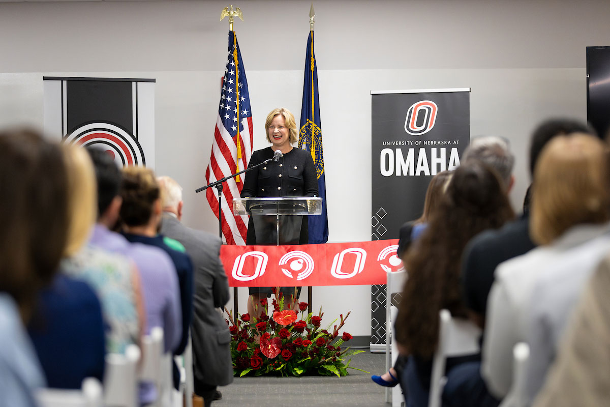Gina Ligon, Ph.D., director of the University of Nebraska at Omaha’s (UNO) National Counterterrorism Innovation, Technology, and Education Center (NCITE)