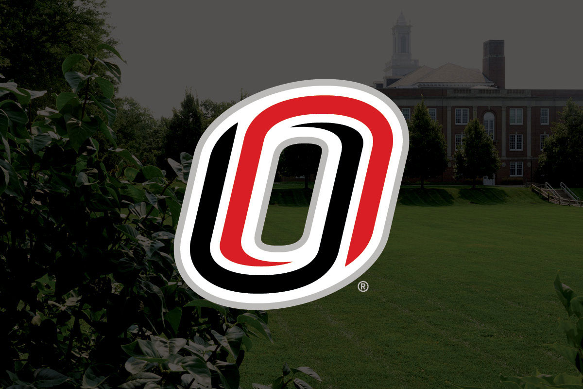 A photo of the Pep Bowl with the Omaha Athletics icon as an overlay.