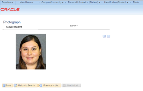 staff access photo in peoplesoft