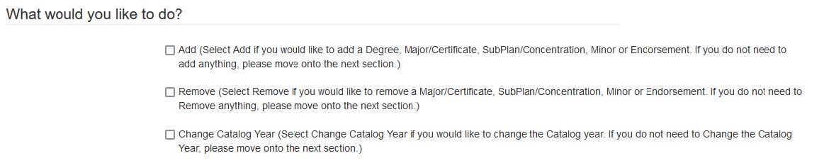change of program eform screenshot 2