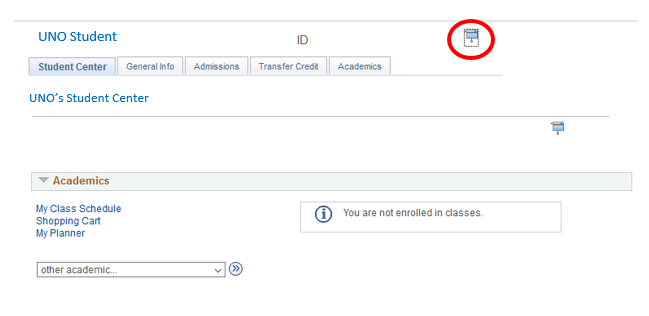 peoplesoft ferpa flag screenshot